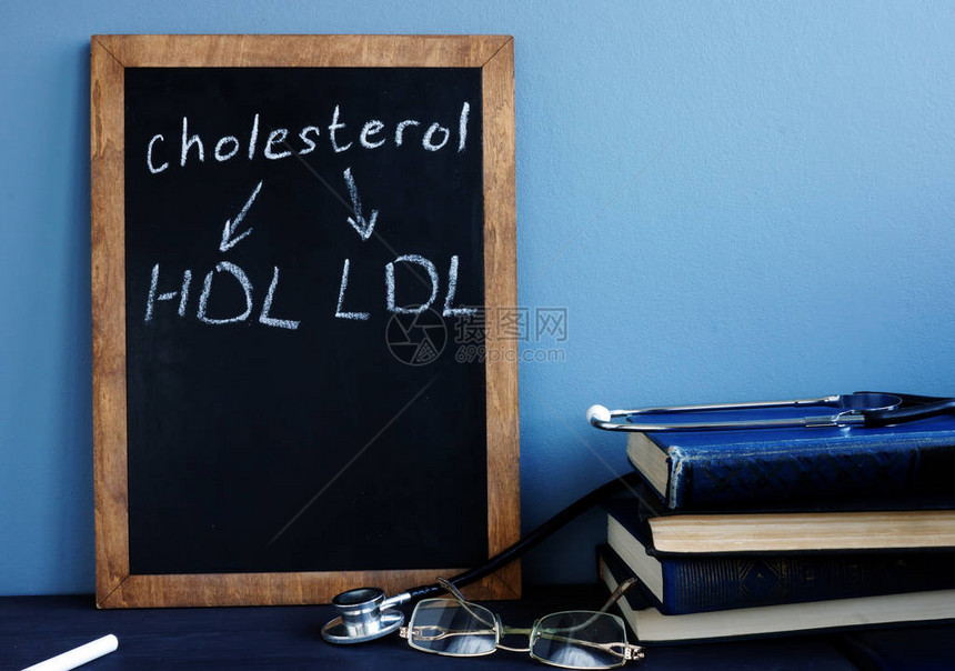 写在黑板上的CholesterolD图片