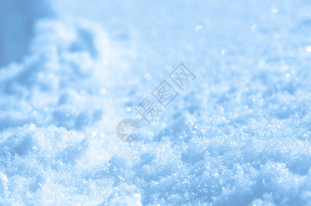 雪和阳光一起闪耀雪背景关闭冬天明亮的飘落的雪花圣诞卡背景新图片