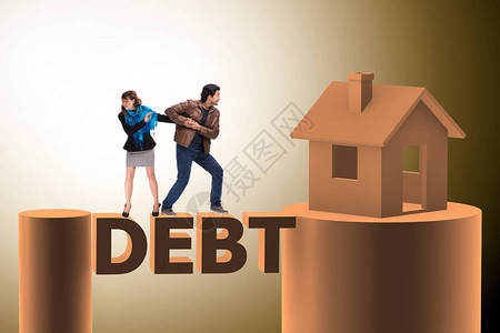 家庭以抵押贷款为住房的图片
