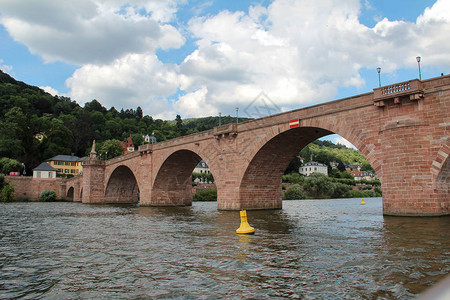 内卡河德国海德堡内卡大桥图片