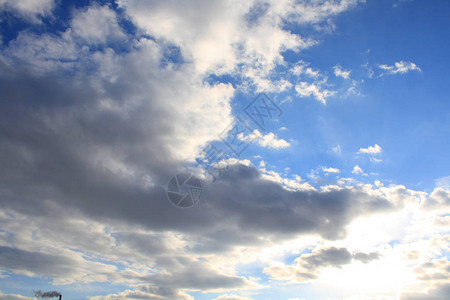 乌云和天空图片