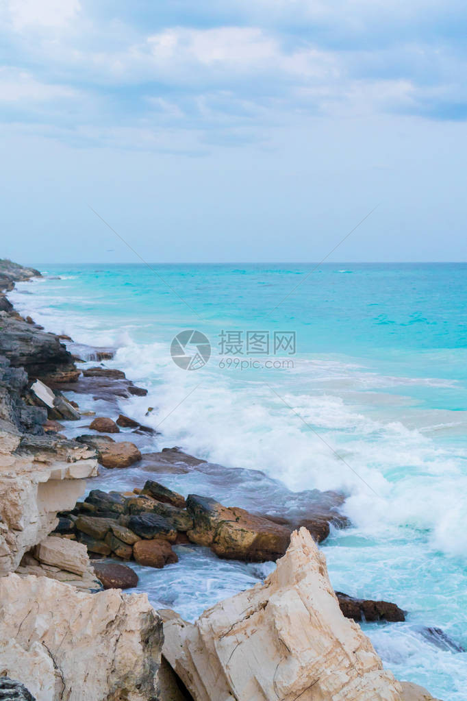 古巴的海岸和海岸及宝石图片