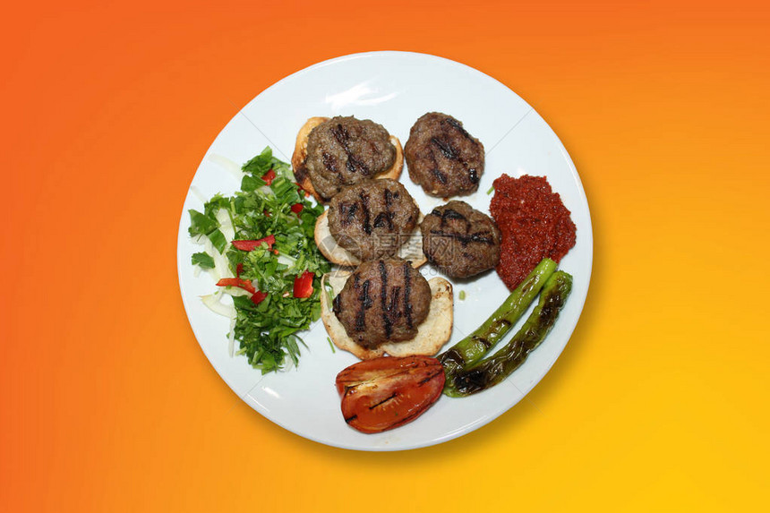 美味的土耳其传统Kebab图片