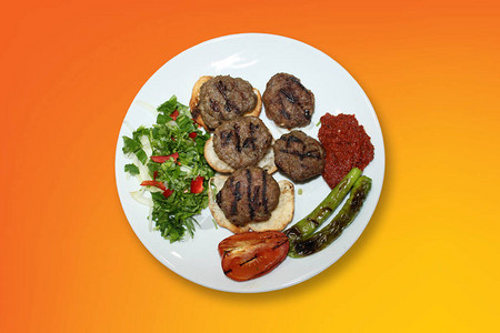 美味的土耳其传统Kebab图片