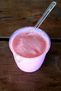 一杯番石榴酸奶图片