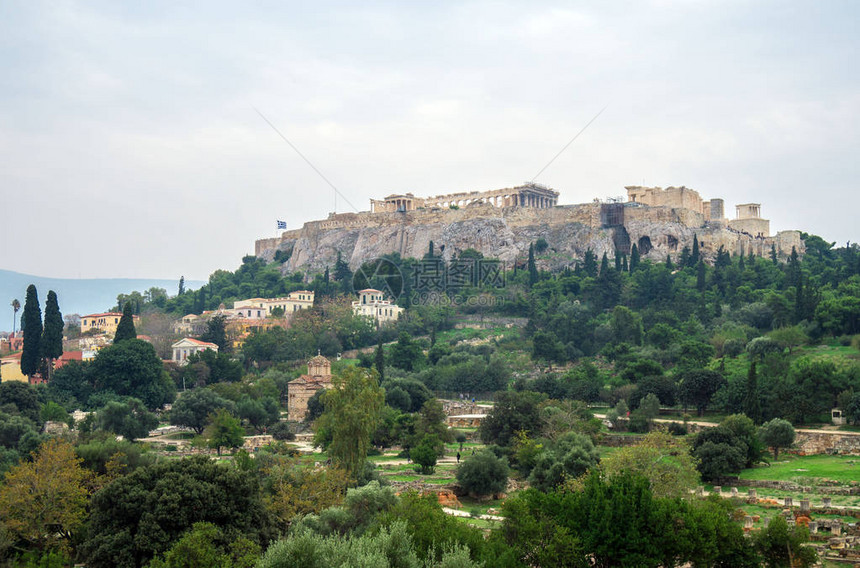 希腊雅典的Acropoli图片