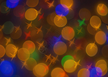 灯光模糊的bokeh背景从圣诞节晚宴为您设计图片