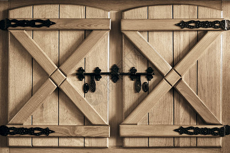 橡木复古橱柜门图片