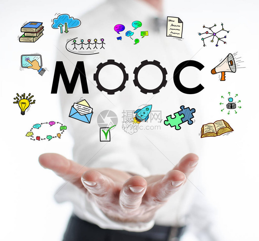 Mooc概念凌驾于一图片