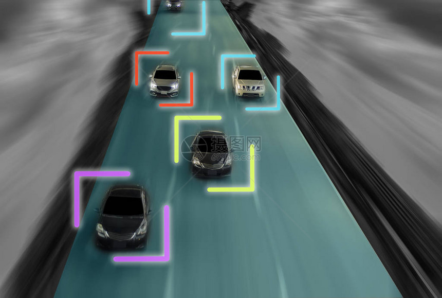未来的智能自动驾驶汽车天才之路图片