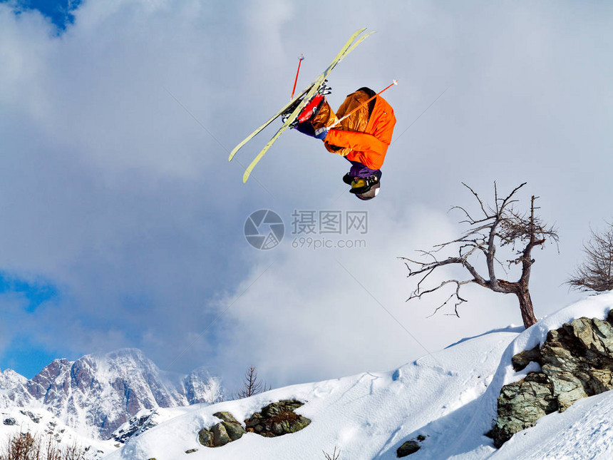 滑雪度假图片