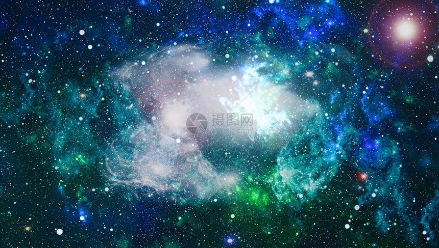 深空高清星域背景满天星斗的外太空背景纹理多彩的星空图片