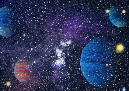 太空中的星云和星系这是美国航天局提供背景图片
