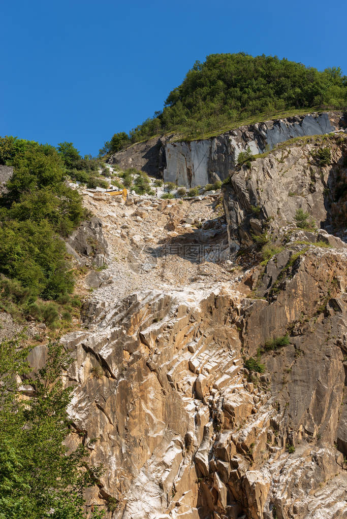 ApuanAlpsAlpiApuane的Marble采石场Carra白大理石图片