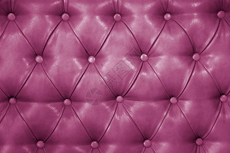 真正的粉红色皮革软垫家具的质地真正的绗缝皮革capitone纹图片