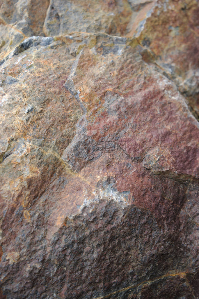 特写天然岩石纹理图片