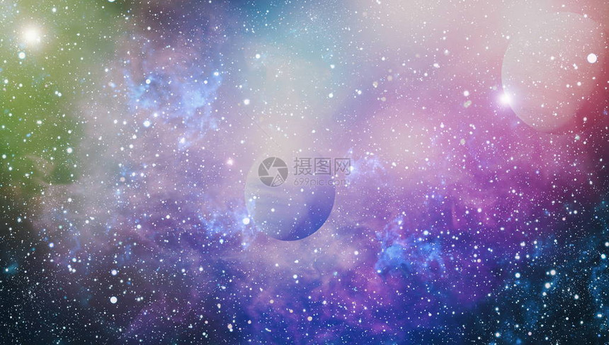 太空中的星云和星系这是美国航天局提供图片