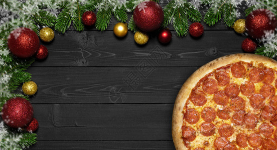 披萨辣椒尼圣诞雪花图片
