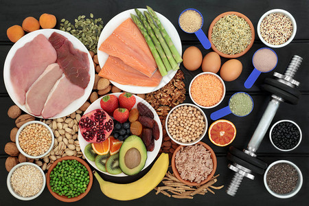 适合健身者的高蛋白质健康食品图片