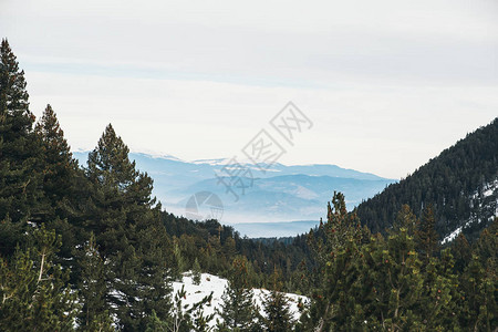 冬景山绝美山景图片