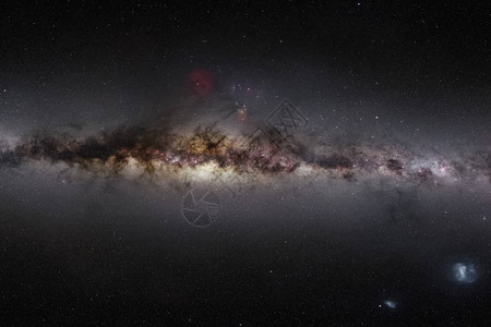银河系是空间中一个有奶气的方式宇宙代表图片