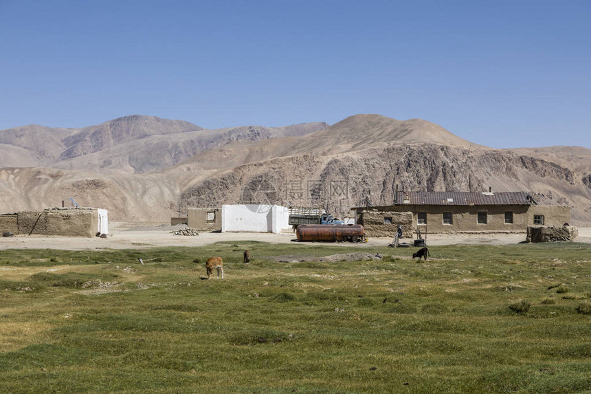 塔吉克斯坦帕米尔山Bulunukul村P图片