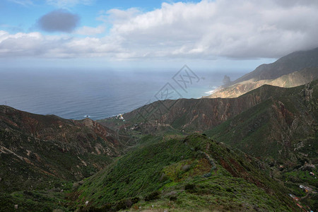 阿那加阿纳加山脉特内里夫山阿纳背景