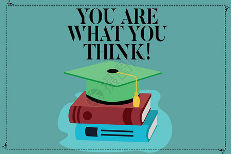 展示您的自我意见的商业照片就是您向他人投射的颜色毕业帽背景图片