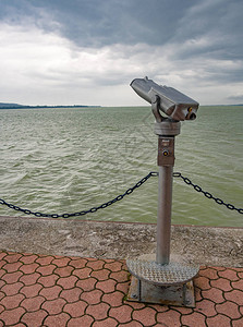 巴拉顿湖的塔台查看器匈图片