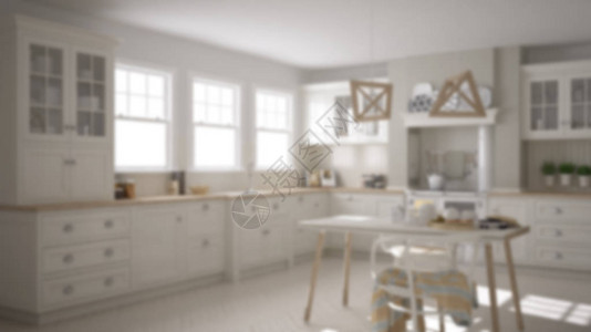 室内布蓝背景设计扫描式古典厨房图片