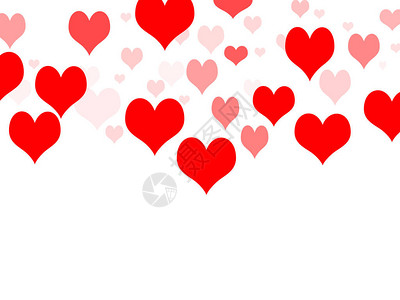 情人节之心庆祝爱情背景纹理红色图片