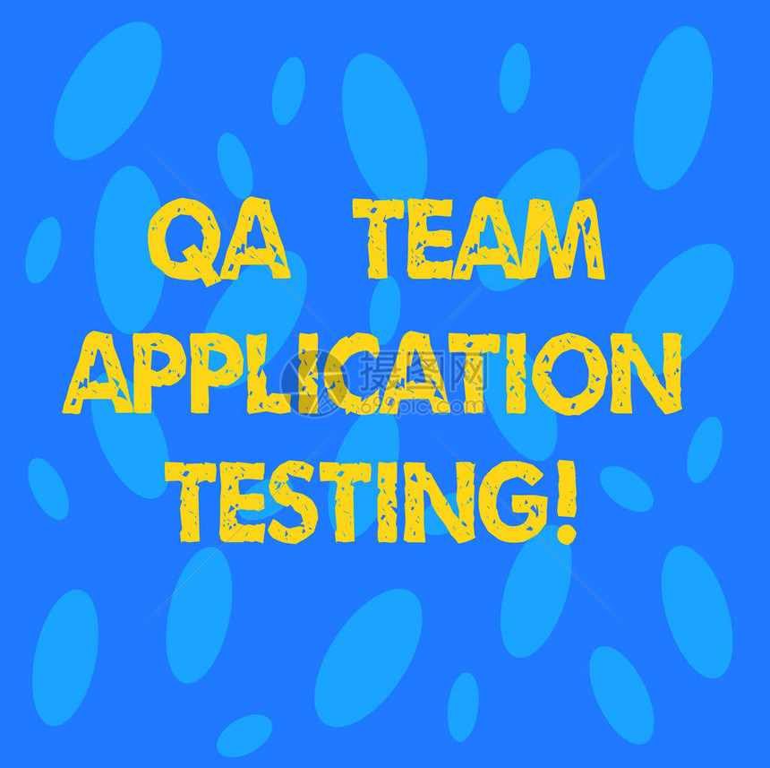 手写文本Qa团队应用程序测试概念意义问答制作软件测试无缝随机椭圆形空白复制空图片