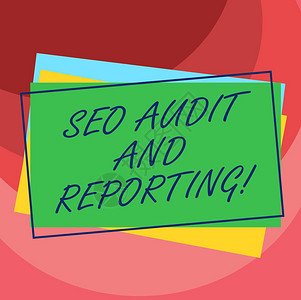 Seo审计和报告系统手写文本概念意为搜索引擎优化审查反馈图片