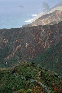 阿那加阿纳加山脉特内里夫山阿纳背景