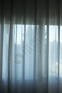 酒店卧室的窗帘图片
