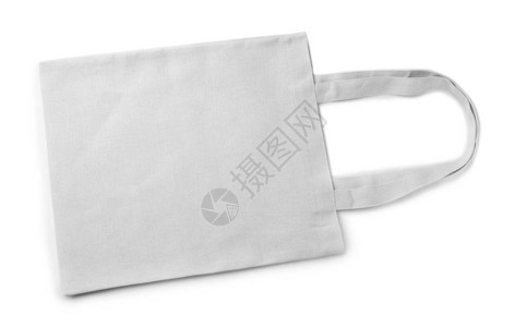 白色背景上的品牌空白袋背景图片