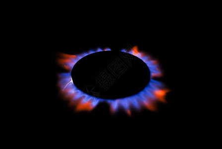 燃烧气体在煤气炉上燃烧煤气燃气烧图片