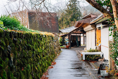 日本京都雨天Ohhara农村图片
