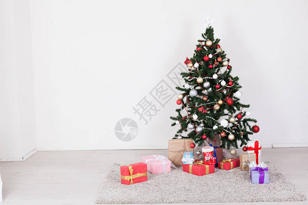圣诞节圣诞树礼物图片