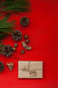 圣诞节背景圣诞树新年礼物装饰图片