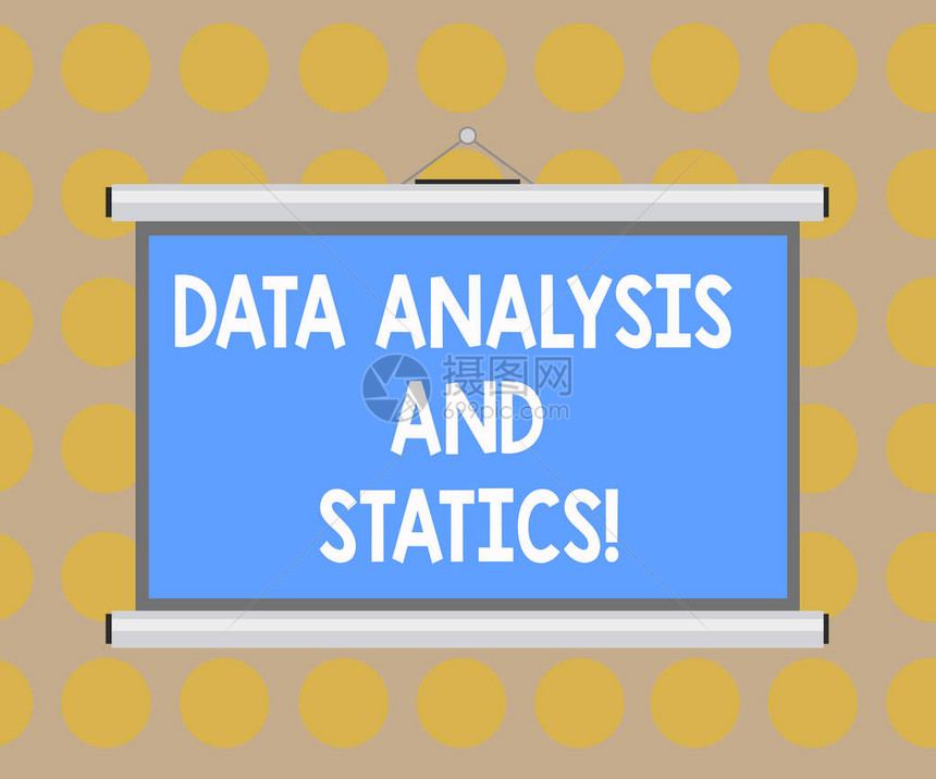 文字书写文本数据分析和静态图表分析的业务概念统计信息空白便携式壁挂式投影屏幕图片