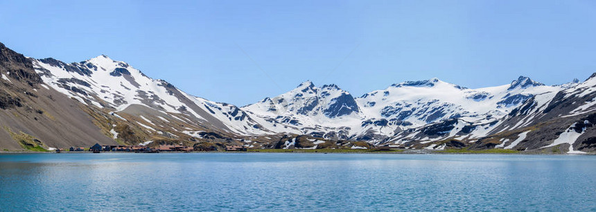南极雪景景观图片