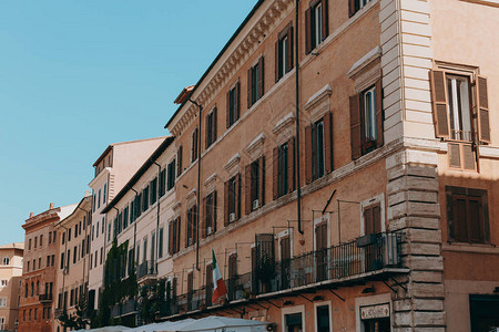 罗马的街道房屋和景点意大利旅游的图片