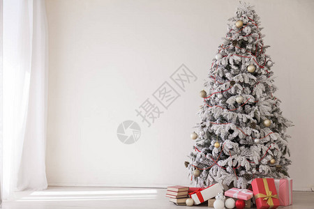 圣诞树背景新年礼品装饰202背景图片
