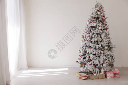 圣诞树背景新年礼品装饰202图片