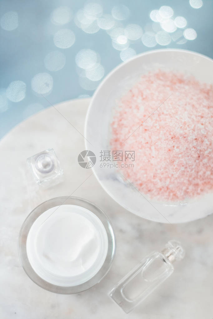清洗海水盐体美容温泉和身体护理风格概图片
