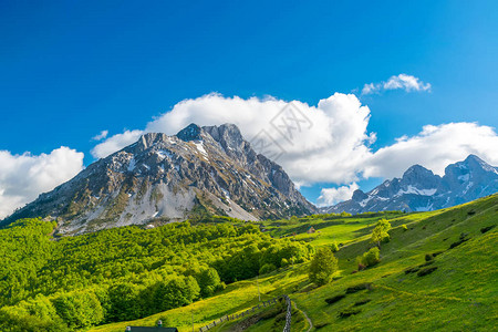 黑山科莫维山区风景图片