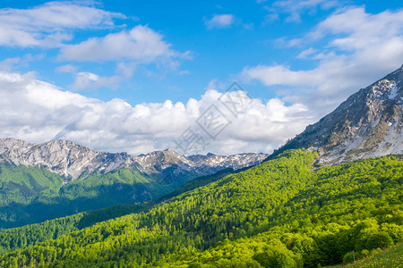 黑山科莫维山区风景如画图片
