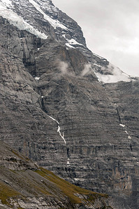 瑞士的Murren山在一图片