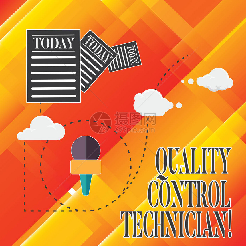 手写文本质量控制技术员概念含义负责质量保证流程信息和文件通过云托管图片